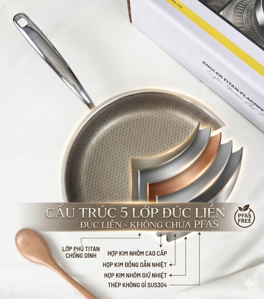 Cấu trúc 5 lớp đúc liền